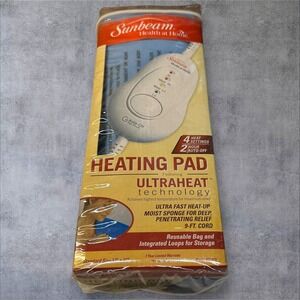 Heating‎ Pad with Ultraheat Technology, Moist Sponge for Deep Penetrating Relief